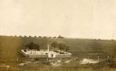 Probably Railway Hollow Cemetery, Hebuterne, France