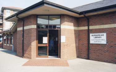 Entrance to Burngreave Library, Spital Hill