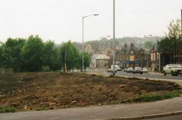 Abbeydale Road (right) at the junction with (foreground) Bedale Road looking towards the junction with Sheldon Road