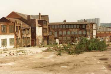 Derelict ground in the Sylvester Street area