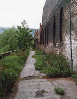 Part of the Five Weirs Walk at rear of Warren Street, Attercliffe