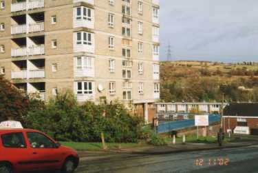 Middlewood Tower block, Winn Gardens housing estate