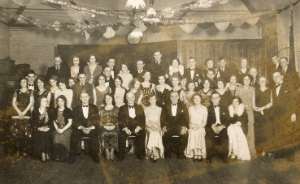 Dance at St Thomas C. of E. Church hall, Newman Road, mid 1920s