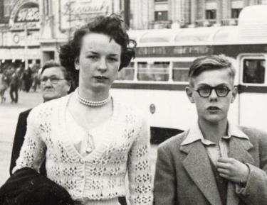 Clayton family. Peggy and Alan Clayton