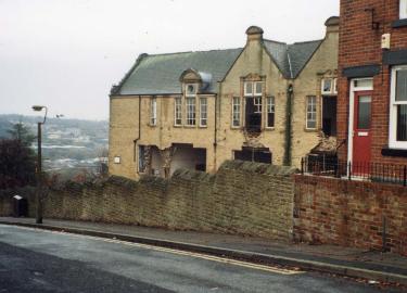 Demolition of Daniel Hill Primary School  (formerly Upperthorpe Primary School), Daniel Hill 