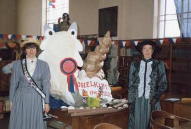Sheffield by the Sea - Archives and Local Studies Library staff in period costume, Central Library, Surrey Street