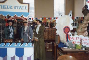 Sheffield by the Sea - Archives and Local Studies Library staff in period costume, Central Library, Surrey Street