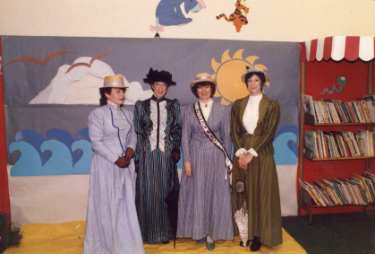 Sheffield by the Sea - Archives and Local Studies Library staff in period costume, Central Library, Surrey Street