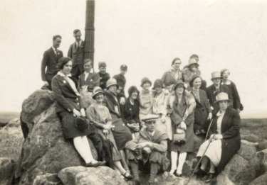 Montgomery [probably Methodist Chapel] outing to Stanage Pole