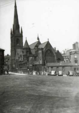 St Marie Roman Catholic Church, Norfolk Row seen from Tudor Square