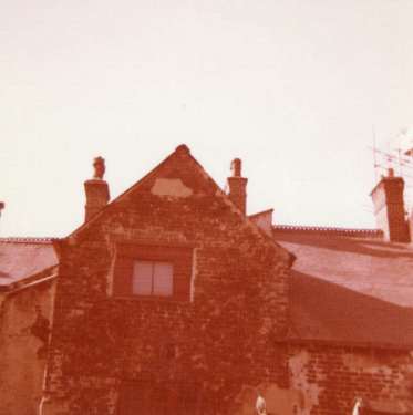 Rear of buildings on Orchard Street, before development of Orchard Square