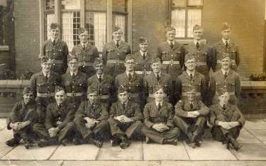 Royal Air Force servicemen including Harry Clayton