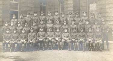 Unidentified group of probably World War One soldiers