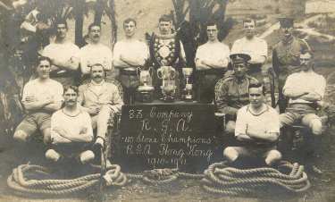 83rd Company, Royal Garrison Artillery in Hong Kong, 1910-1911
