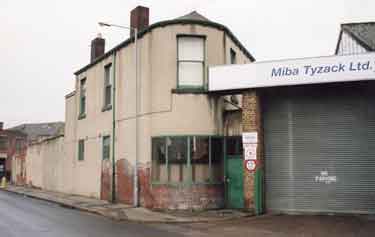 Miba Tyzack (formerly W.A. Tyzack and Sons Co. Ltd.), engineers, Horseman Works, Green Lane (view taken from Alma Street)