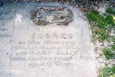 Gravestone of William Ellison, St. George C. of E. Church, Brook Hill