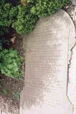 Gravestone of the children of Catherine Turner, St. George C. of E. Church, Brook Hill