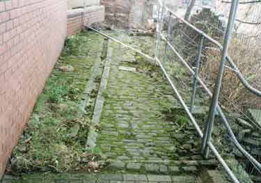 Alleyway behind Department of Works and Pensions (DWP), Mayfield Court, No. 56 West Street