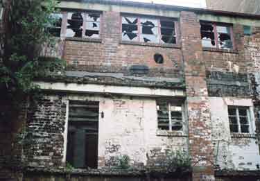 Former premises of Walter Trickett and Co. Ltd., spoons, forks and cutlery manufacturers, Anglo Works No. 23 Trippet Lane and Holly Street 
