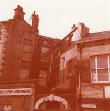 Ellis Pearson and Co., glass bevellers, junction of Corporation Street and West Bar