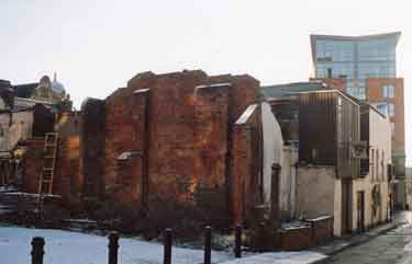 Regent Street showing rear of John Sinclair Ltd., glass and china dealers, No. 266 Glossop Road