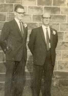 George Clayton as best man to his brother Percy Clayton