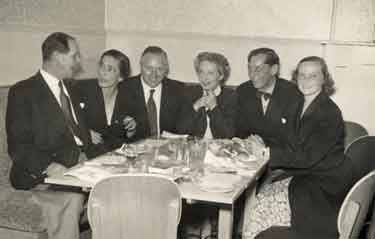 Mr John Gordon Buxton and his wife Mrs Alice Buxton at an unnamed event