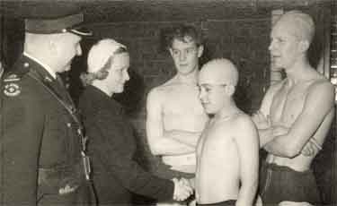 [Alice Buxton] at a St John Ambulance swimming event