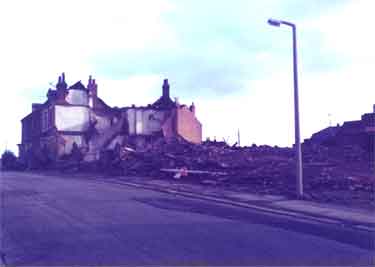 Demolition of houses on Shortridge Street