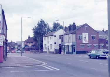Attercliffe Road at the junction with Attercliffe Common