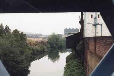Derelict industrial plant alongside the River Don, Lower Don Valley