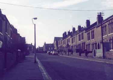 Unidentified terraced housing in Attercliffe 