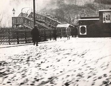Footbridge at Dore and Totley Station (Midland Railway), Abbeydale Road South