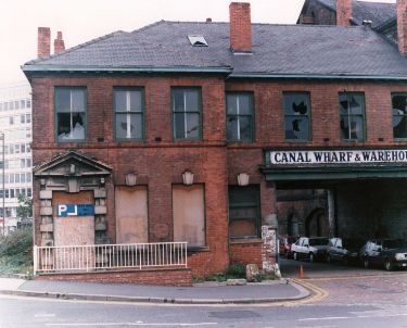 Entrance to the Canal Wharf Offices, Canal Basin, Wharf Street