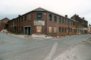 Former premises of Alfred Beckett and Sons Ltd., steel manufacturers, Brooklyn Works, junction of (right) Green Lane and (left) Ball Street