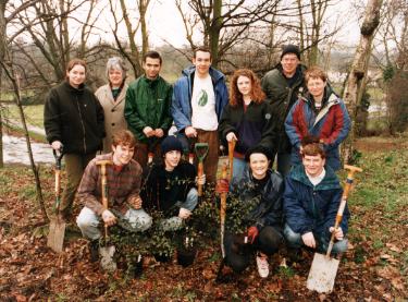 Tree planting group possibly in Crookes Valley Park