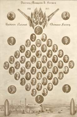 Directors, managers and foremen, Hadfields National Ordnance Factory, 1916 - 1919 