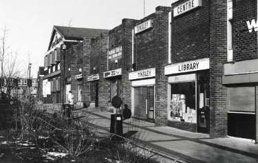 Tinsley Branch Library, Bawtry Road showing (left) the Farhan, take away, Unit 4, Tinsley Shopping Centre