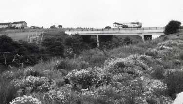 Road bridge over railway line, Rotherham Gateway, near Handsworth