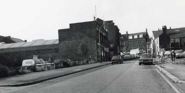 Fitzwilliam Street looking towards Glossop Road showing (top centre) Kennings Ltd., parts centre