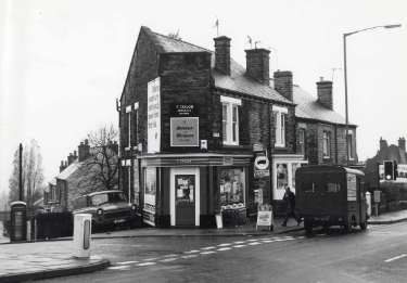 T. Taylor, newsagent and grocer, Nos. 278 - 280 City Road at junction of (left) Granville Road