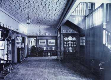 Possibly reception hall of Fulwood House, Old Fulwood Road, c. 1905 - 08
