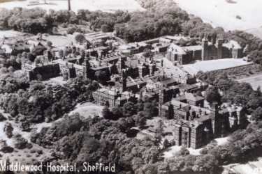 Aerial view of Middlewood Hospital