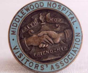 Middlewood Hospital Visitors Association badge