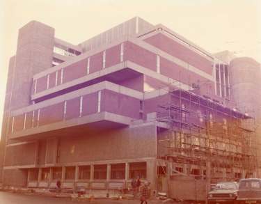 Construction of Law Courts, Waingate from Bridge Street