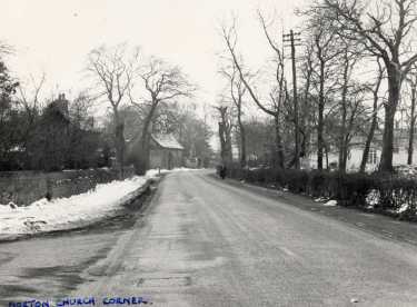 Norton Lane looking towards Norton Church corner 