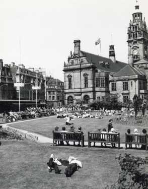 Peace Gardens and the Town Hall