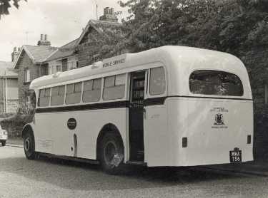 The first Sheffield Libraries Mobile Service vehicle, St. Joseph's Road, Handsworth