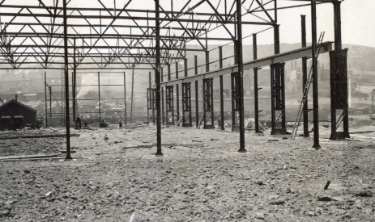 Construction of 'MJ', (Lee of Sheffield Ltd.) Arthur Lee and Sons Ltd., steel manufacturers, probably Trubrite Steelworks, Meadowhall