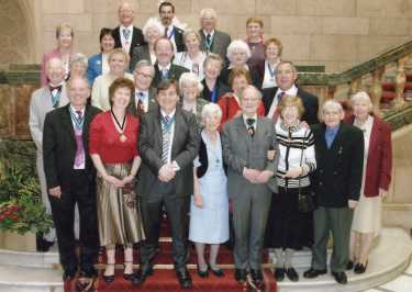 [Councillors, possibly former Lord Mayors], Town Hall, Pinstone Street
